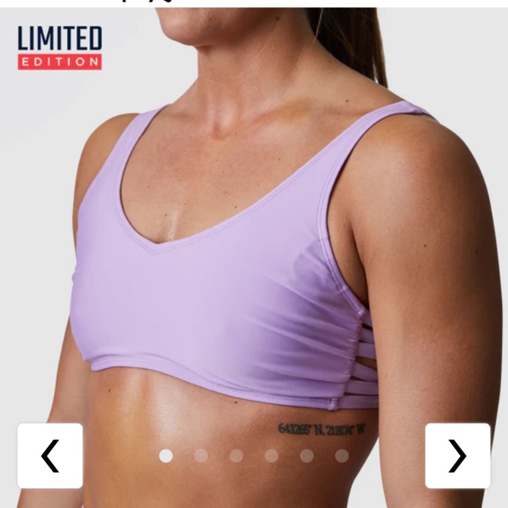 Born Primitive Ripple Bikini Top Orchid XS